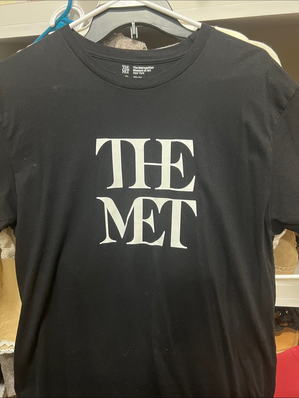 The Met Women's Black Short Sleeve Logo Tee by The Metropolitan Museum of Art